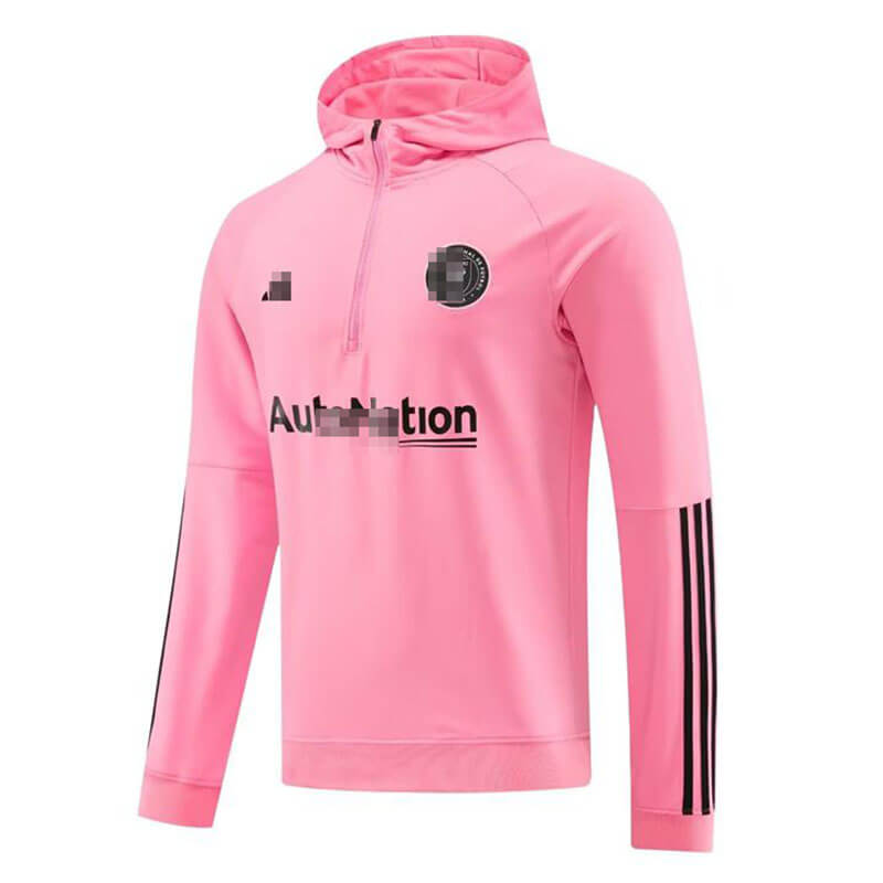 Sudadera Entrenamiento Inter Miami 2023/2024 Con Capucha Rosa